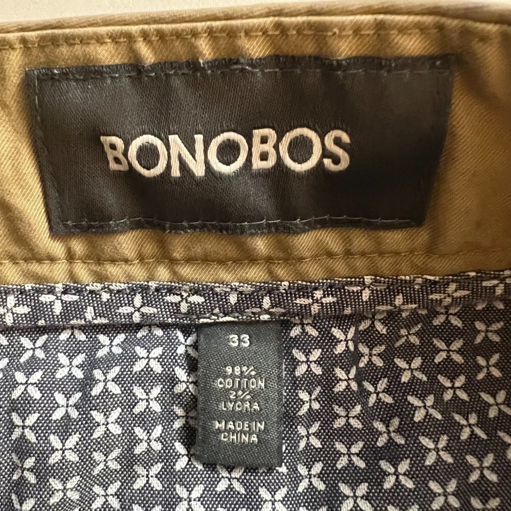 Bonobos Mens Khaki Shorts - Picture 6 of 10